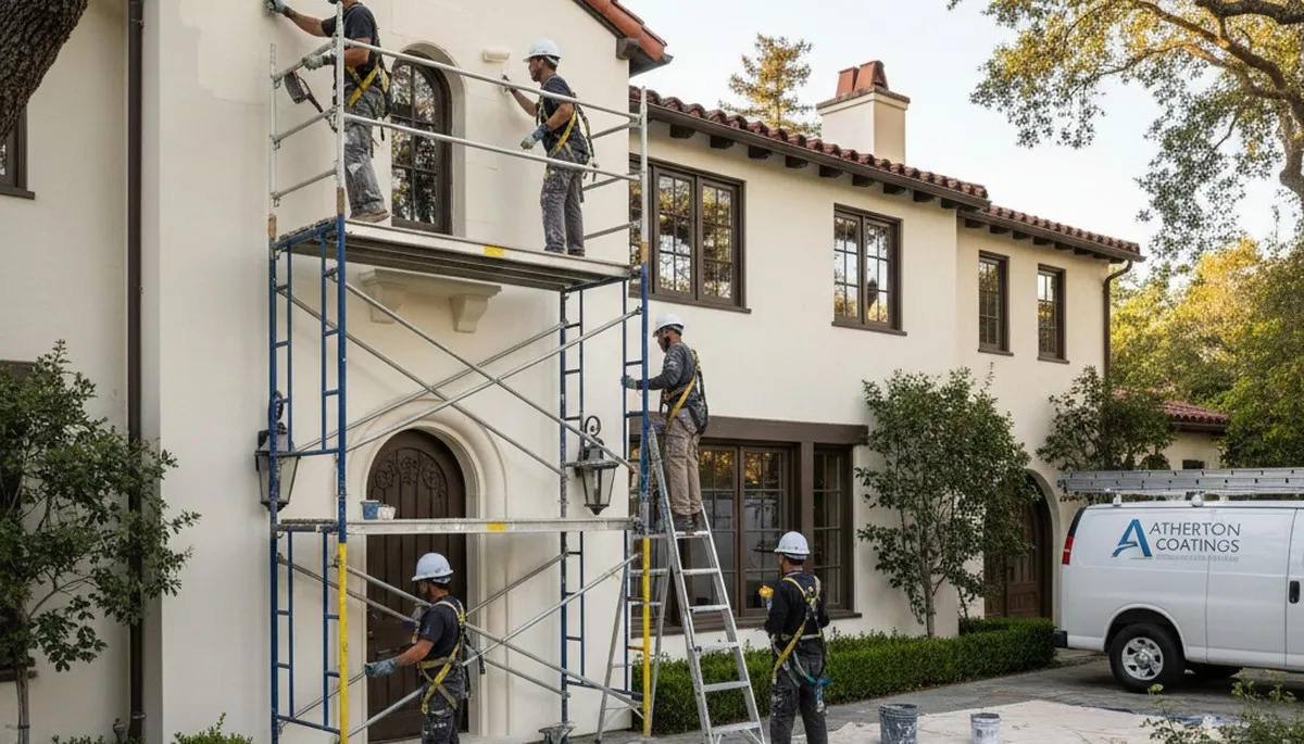 Professional painters serving San Mateo, CA with interior and exterior painting services
