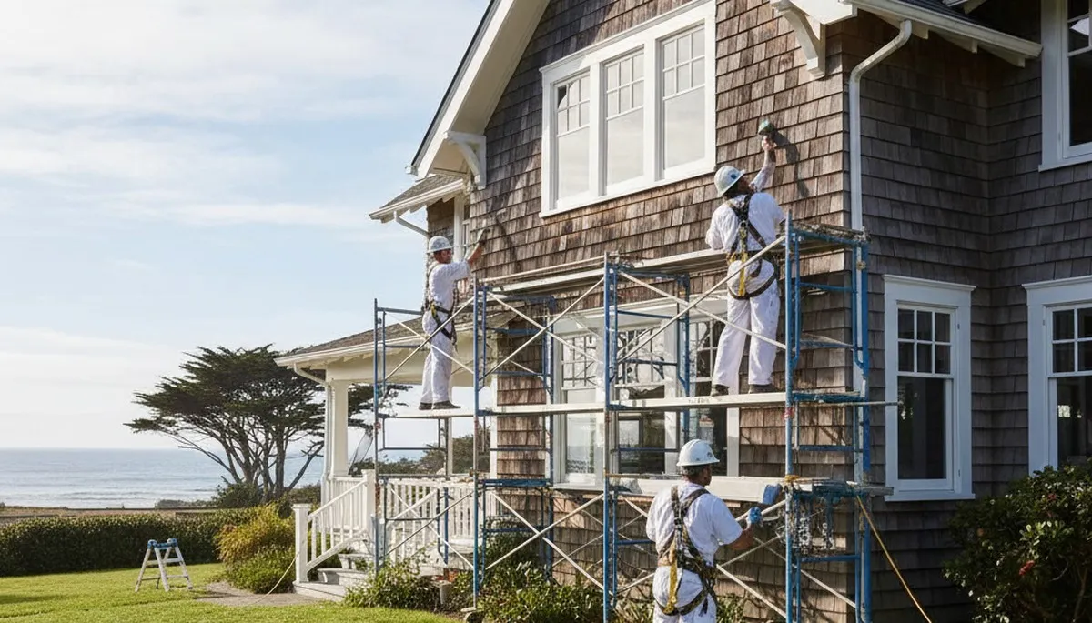 San Mateo, CA painting contractor providing professional interior and exterior house painting services