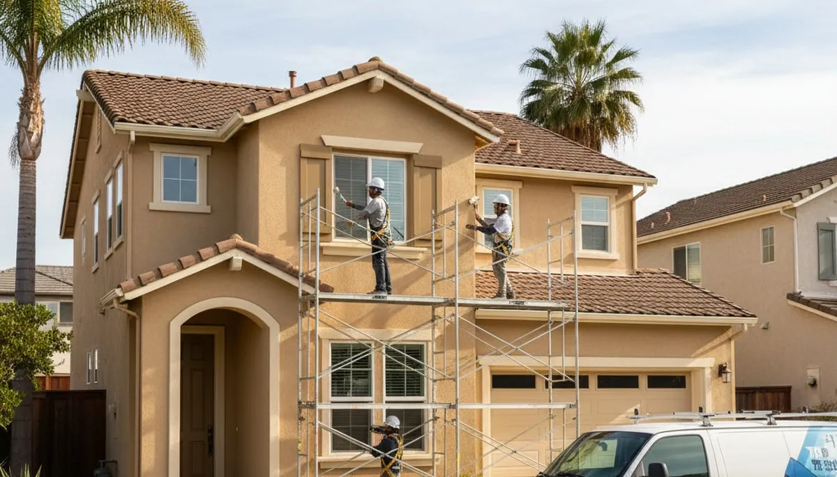 Professional painters serving San Mateo, CA with expert interior and exterior painting services