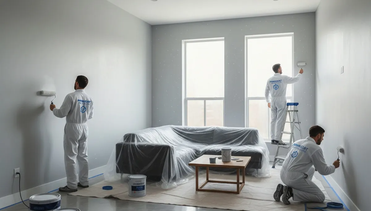 Interior house painting in San Mateo, CA by San Mateo Paint Pros for Bay Area homes