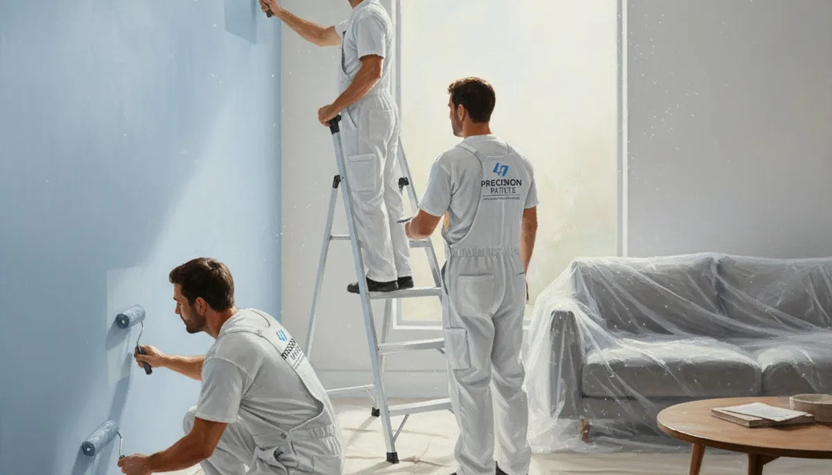 Interior house painting in San Mateo, CA by San Mateo Paint Pros with smooth, durable wall finish