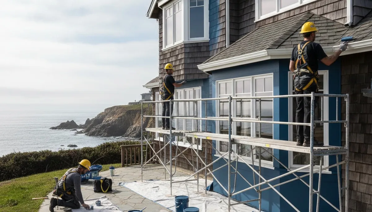Professional painters serving San Mateo, CA for residential and commercial painting services
