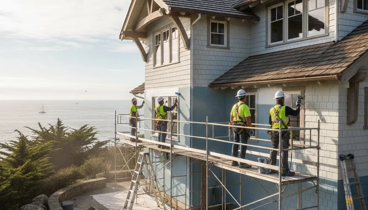 Professional house painting services in San Mateo, CA for interior and exterior projects