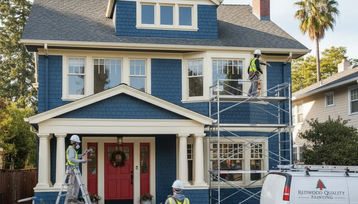 Painting contractor in San Mateo, CA providing professional interior and exterior painting services
