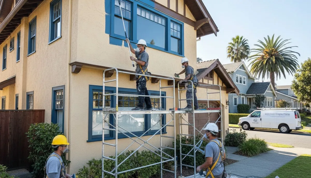 Professional painters in San Mateo, CA providing residential and commercial painting services