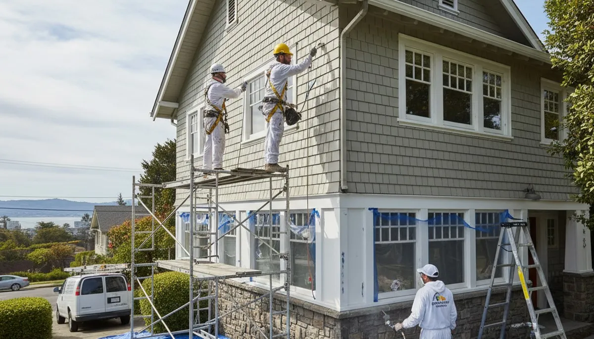 Professional painters serving San Mateo, CA for interior and exterior home painting services
