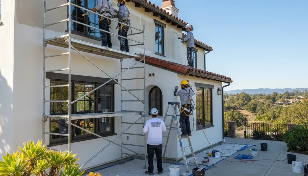 Professional painters in San Mateo, CA providing residential and commercial painting services