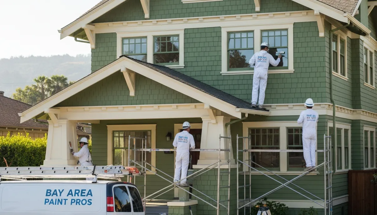Professional painters providing interior and exterior painting services in San Mateo, CA
